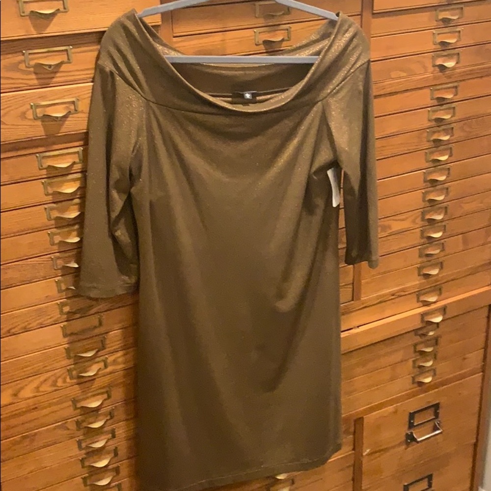 Copper Cocktail Dress
